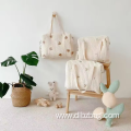 New Fashion Trolley Hanging Zipper Cotton Mommy Bag